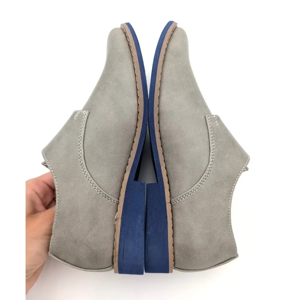 Deer Stags Harry Monk-Strap Loafer Shoes Boy's Gray/Blue Size US2M